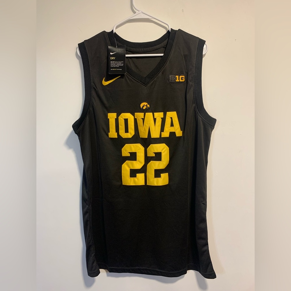 Black Nike Iowa Caitlin Clark Jersey